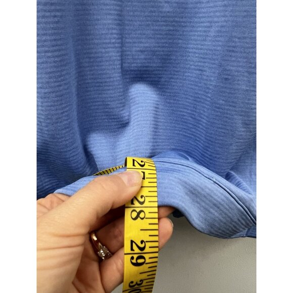 Peter Millar Vest Mens Blue Bonnet Beaumont Snap Golf Lightweight Stretch Sz XL - Picture 8 of 10